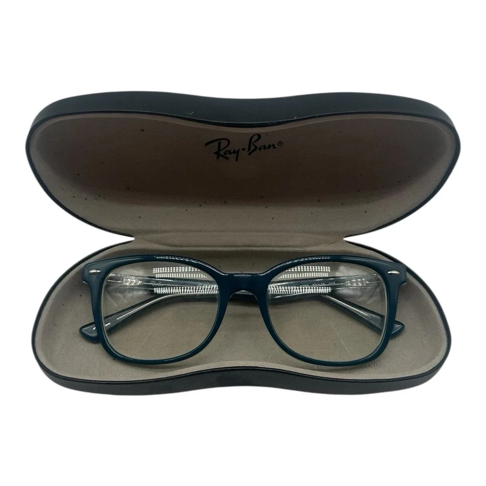Ray Ban RB5285 5763 Turquoise Eyeglasses‎ FRAMES ONLY 53-19-145 w/Case